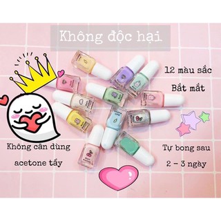 Set sơn móng tay cho bé