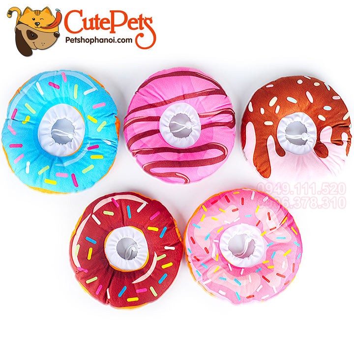 Vòng chống liếm đệm vải bông xấu hổ cho chó mèo nhỏ - CutePets