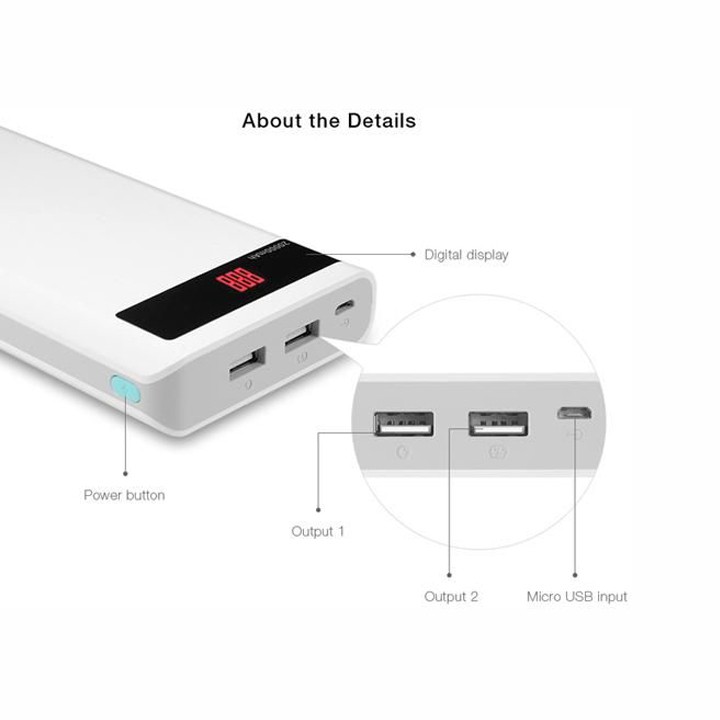 PIN DỰ PHÒNG ROMOSS SENSE 6P 20000 MAH