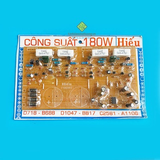 Mạch khuếch đại công suất Stereo 180W có tụ lọc