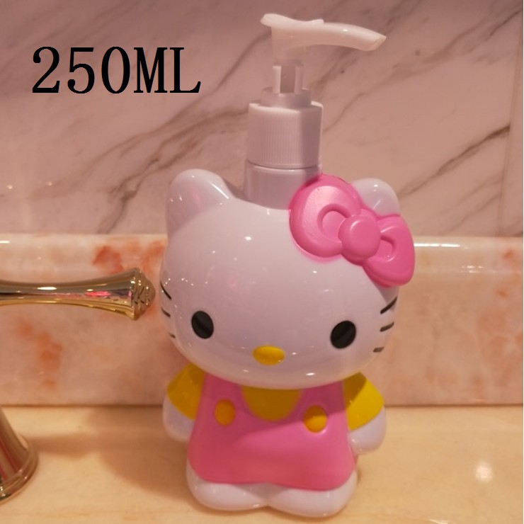Bình Nhựa Đựng Xà Phòng Dạng Xịt Hình Hello Kitty