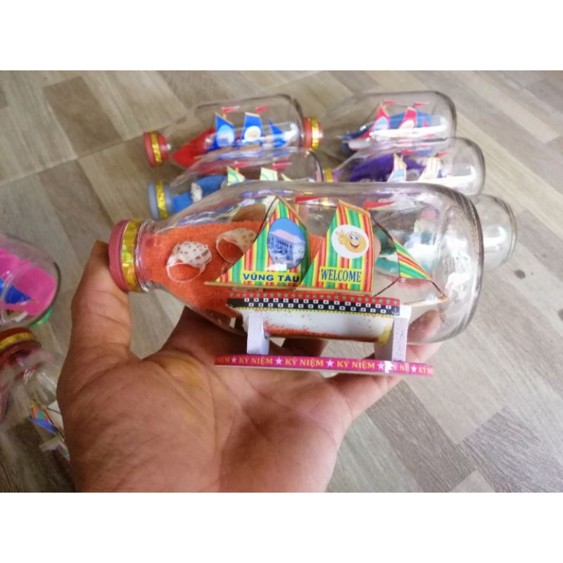 THUYỀN BUỒN TRONG CHAI SIZE TRUNG VÀ NHỎ