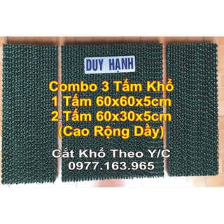 Combo Tấm Làm Mát Chống Rêu Màu Xanh 1 Tấm 60x60x5cm 2 tấm 60x30x5cm
