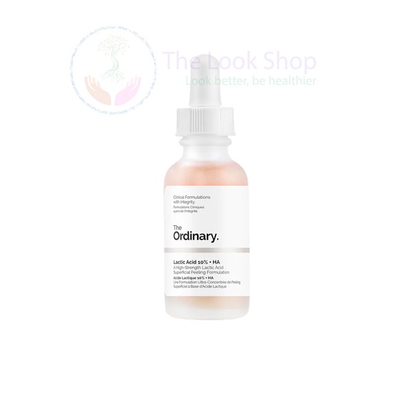 The Ordinary Lactic Acid 10% 5% + HA -Peel da, tẩy tế bào chết đều màu da, sáng da, giảm nếp nhăn-Sephora made in CANADA