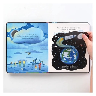 Đồ Chơi Khám Phá Không Gian Vũ Trụ Peep Inside Space Usborne