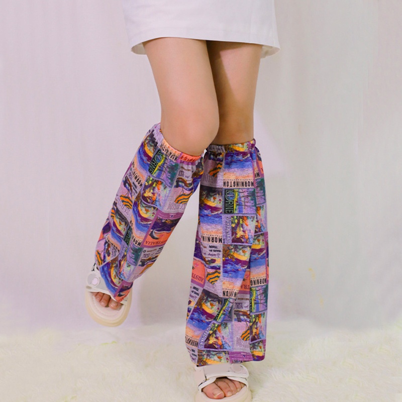 Tất Ống Chân Giữ Ấm Khi Tập Yoga / Nhảy Múa Phong Cách Thập Niên 80