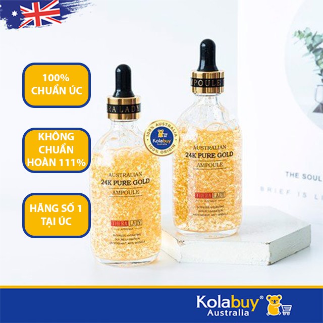 Tinh chất vàng Dưỡng da của Úc Thera Lady 24K Pure Gold Ampoule 100ml