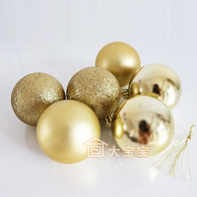 NOEL - TẾT : 3-6 TRÁI CHÂU 6CM, 8CM TRANG TRÍ GIÁNG SINH