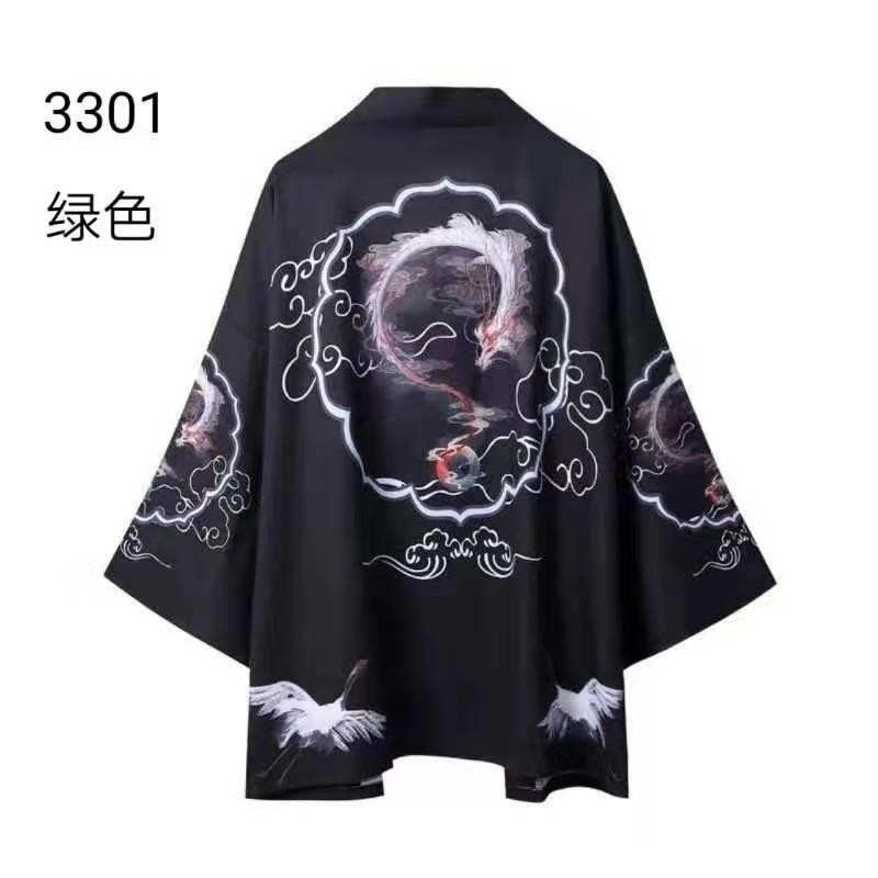 Áo Choàng Kimono In Họa Tiết Cá Tính Theo Phong Cách Nhật Bản Dành Cho Nam
