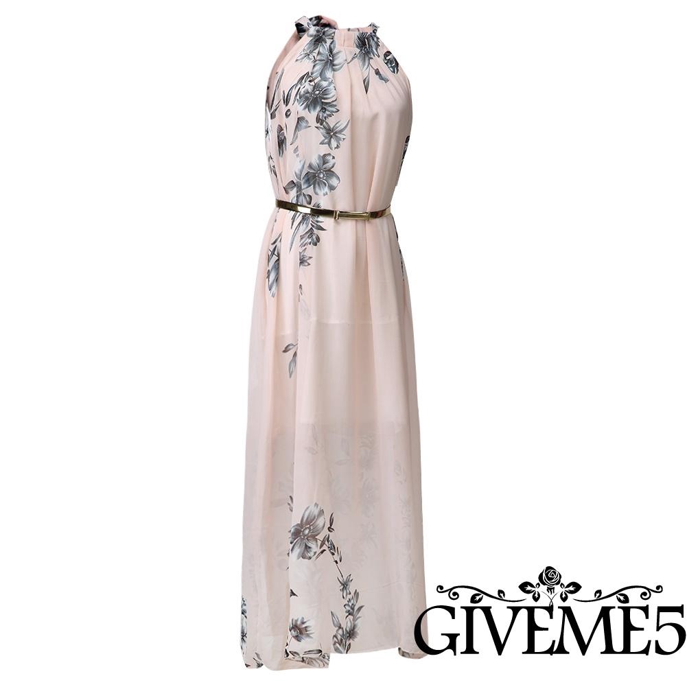 Đầm voan dài đi biển phong cách boho thời trang xinh xắn cho nữ