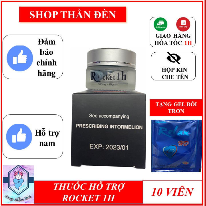 Rocket 1H hộp 10 viên - Đẳng cấp phái mạnh