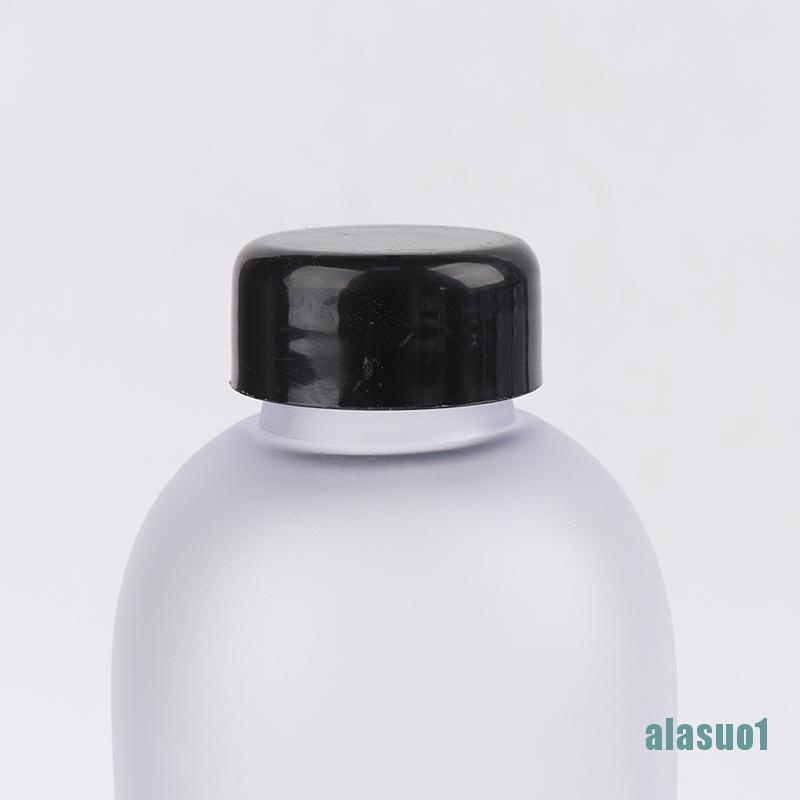 Bình Nước Nhựa Trong Suốt In Hình Gấu Hoạt Hình Đáng Yêu