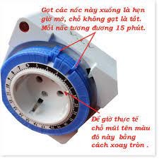 Timer ổ cắm hẹn giờ cơ 24h tắt mở điện ATA AT-16 rất hữu ích và thông minh