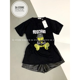 ÁO THUN , ÁO PHÔNG GẤU MOS FREESIZE DÁNG DẤU QUẦN