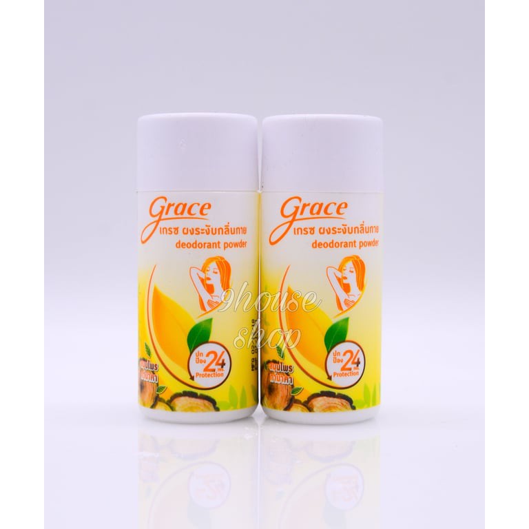 01 Phấn Khử Mùi Nách &amp; Chân GRACE Deodorant Powder Thái Lan 35g