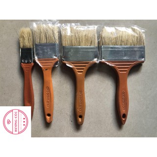 chổi quét sơn vàng đủ cỡ