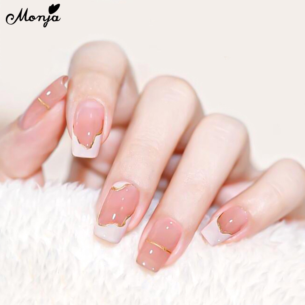 MONJA Set 3 Cọ Vẽ Trang Trí Móng Tay 7 / 10 / 11mm Chuyên Dụng