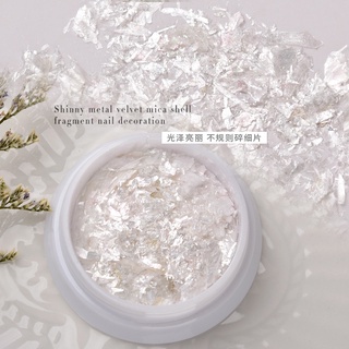 Xà cừ trắng, xà cừ vân đá ẩn gel, trang trí móng tay, phụ kiện nail