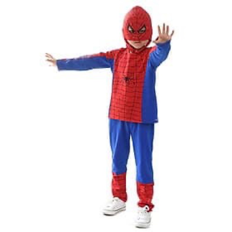 Bộ quần áo người nhện spiderman kèm mũ mặt nạ chơi trung thu hoá trang HALOWEEN