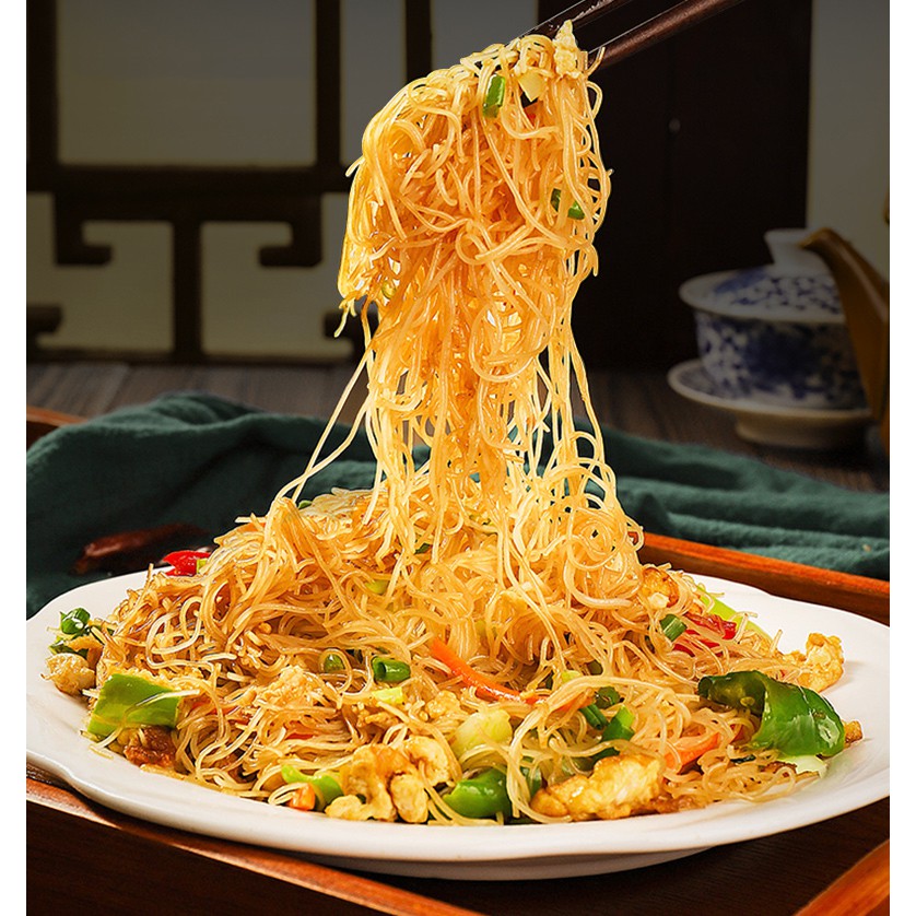 [Bán Chạy] Mì gạo sạch bún miến khô nhà làm- Bún Khô, Hủ Tiếu Khô - Bún Gạo Rice Vermicelli Sợi dài khô sạch đảm bảo