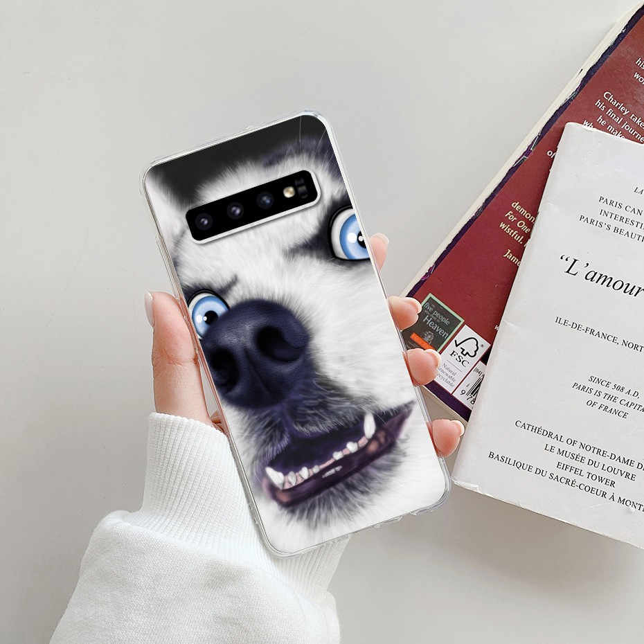 Ốp điện thoại TPU silicon mềm hình hoạt hình cho Samsung Galaxy S10/ S10e/ S10 Plus