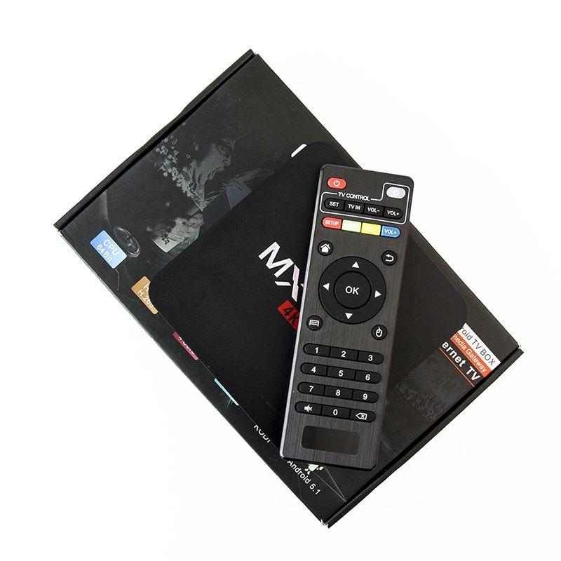 Tv Box Mxq Pro 4k Android 7.1 Rk3229 Lõi Tứ 2gb Ram 16gb Rom 2.4g Wifi Và Phụ Kiện