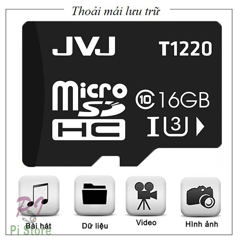 Thẻ nhớ JVJ 64GB/32GB/16GB/8GB/4GB chuyên dụng  tôc độ cao microSDHC -Bảo hành 5 năm 1 đổi 1 | BigBuy360 - bigbuy360.vn