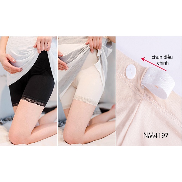 Quần đùi váy bầu