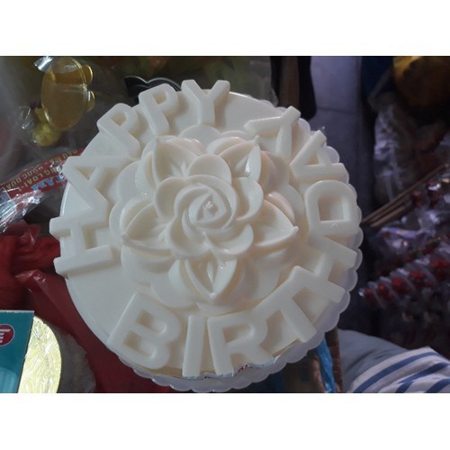 Bộ 2 Khuôn Làm Rau Câu Nén Cơm Xôi Happy Birthday 20CM - BX1556