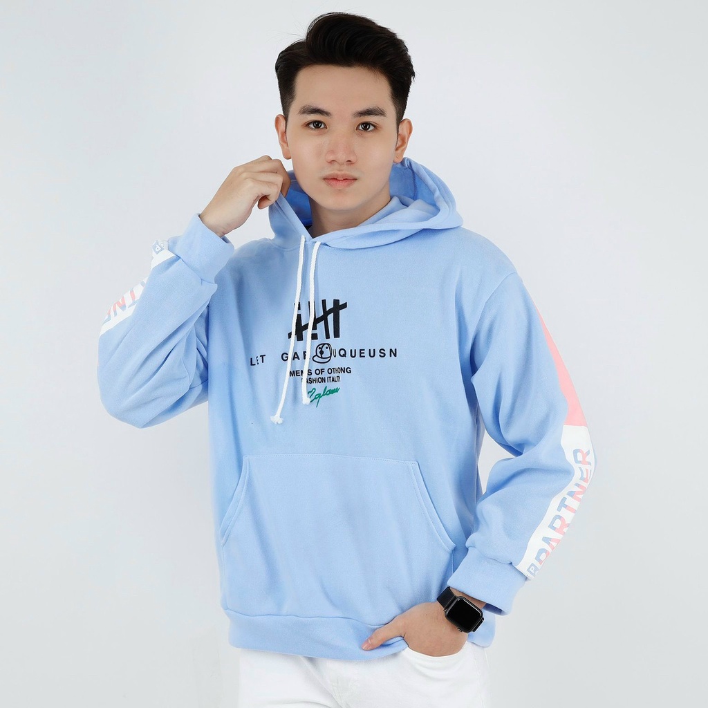 Áo hoodie nam form rộng vải nỉ dày dặn, siêu co giãn chuẩn form thời trang cao cấp thời trang Hpfashion - KVAHD07