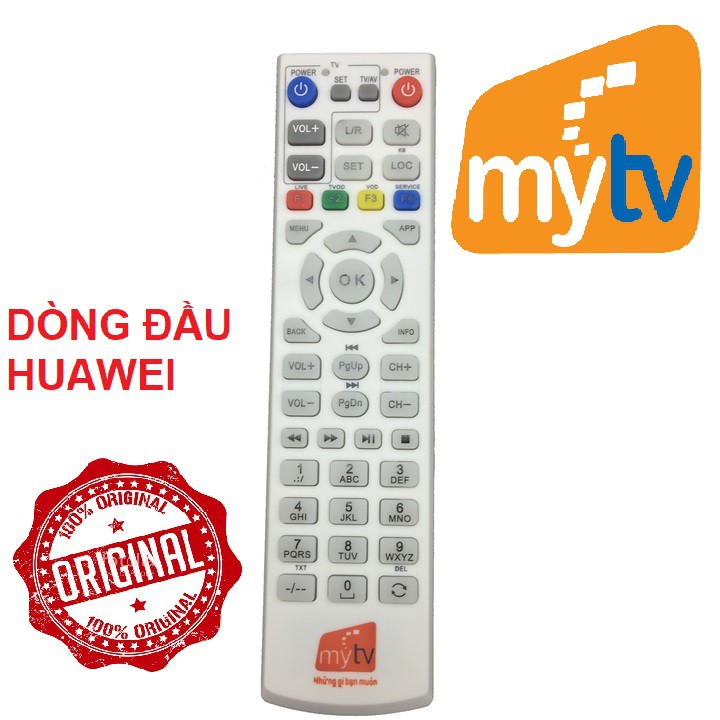 Remote điều khiển đầu thu MYTV HUAWEI - MY TV HWK dùng PIN AA