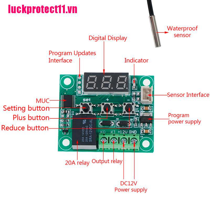 Nhiệt Kế Dc12v w1209