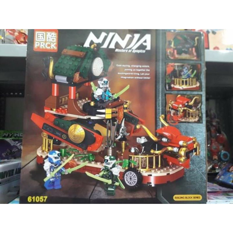 BỘ LEGO NINJAGO - PHÁO ĐÀI RỒNG CHIẾN ĐẤU - 372PCS - 61057