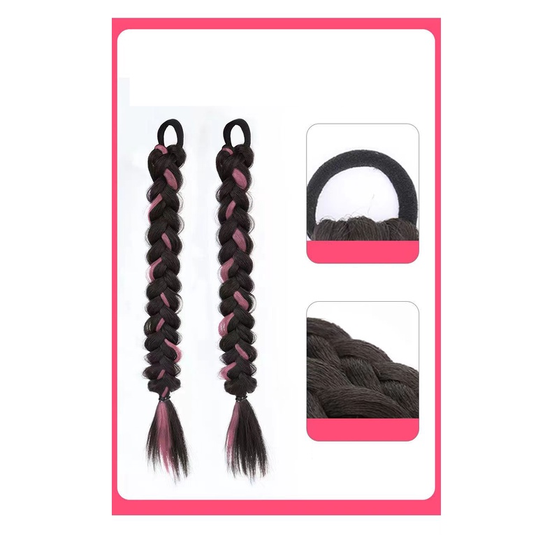 Tóc Giả Thắt Bím Dùng Tập Boxing