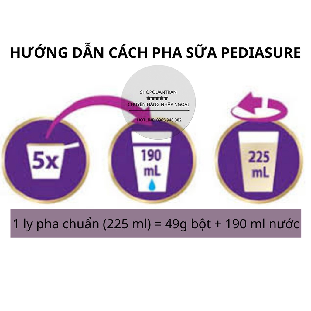 Sữa Pediasure Úc Hộp 850G (Date mới 2022) Hương Vanilla Chính Hãng Giá Tốt