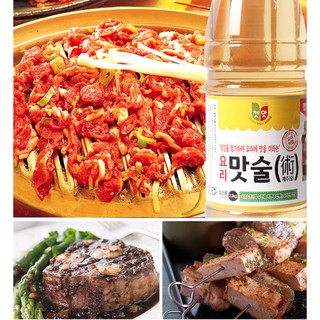 RƯỢU NẤU ĂN CHUNGWOO 2KG (GIA VỊ LÀM MỀM THỊT, KHỬ MÙI TANH CÁ)