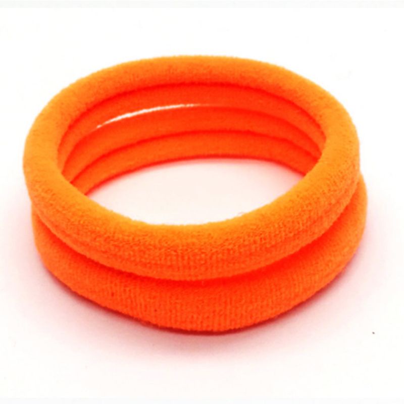 QQ Bộ 10 Dây Thun Cột Tóc 4cm Co Giãn Tốt Màu Sắc Ngọt Ngào Thời Trang Cho Nữ