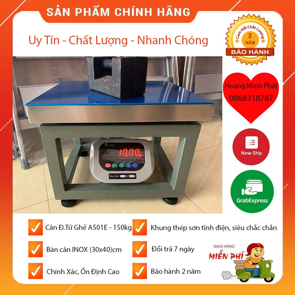 CÂN ĐIỆN TỬ GHẾ NGỒI 150kg A501E CHUYÊN DỤNG