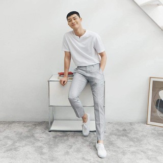 Áo phông nam cổ tim Hàn Quốc Top.Ten cao cấp
