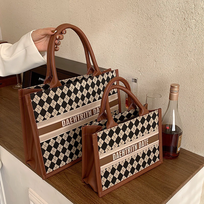 Túi Tote Canvas Túi đựng laptop 15 6 inch Túi sách nữ thời trang Túi xách nữ hàn quốc Túi công sở Túi tote có khóa kéo Túi Xách Sức Chứa Lớn Thời Trang