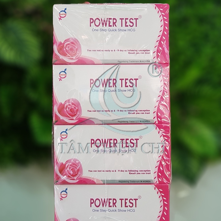 Que thử thai nhanh hCG Powertest hộp 1 test TT