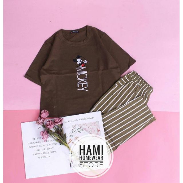 ĐỒ MẶC NHÀ ĐỒ BỘ SET BỘ KAKI