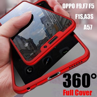 360° Full Protection Case OPPO F9 F9PRO F7 F5 F1S A37 A57 A39 A71 A7 A83 A1 A3S A5s Cover