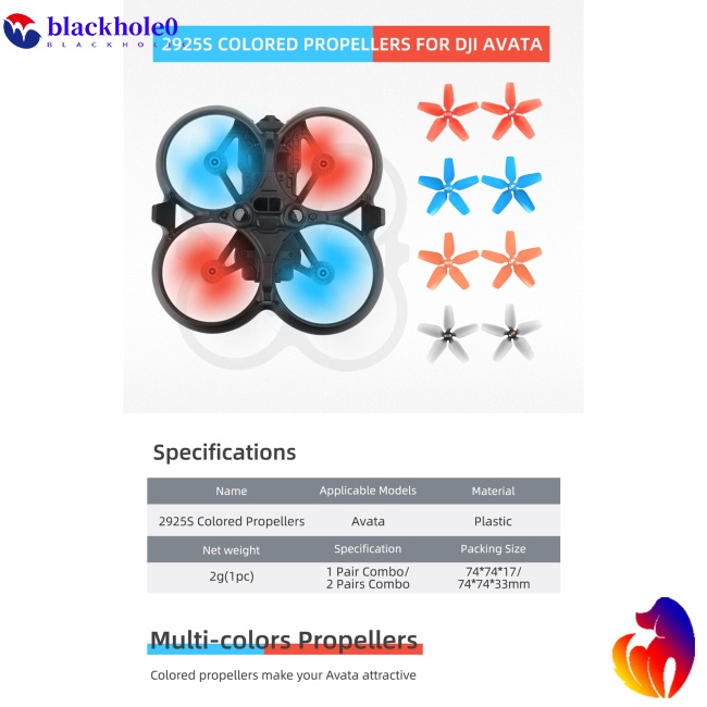Cánh Quạt Thay Thế 2925s Với Ốc Vít Nhỏ Gọn Nhẹ Tương Thích Với Dji Avata
