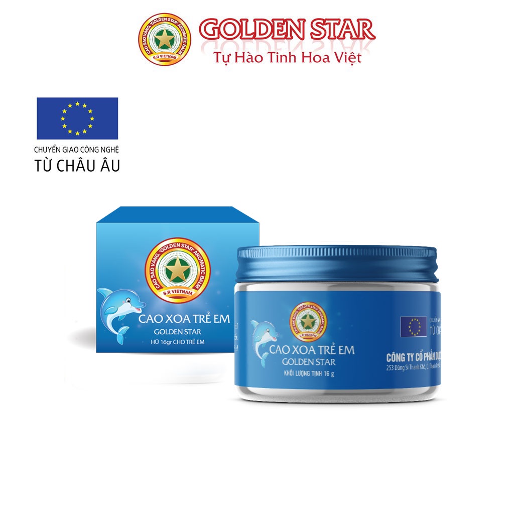 Cao Xoa Trẻ Em Golden Star Dưỡng Ẩm Làm Dịu Da - Thương Hiệu Cao Sao Vàng