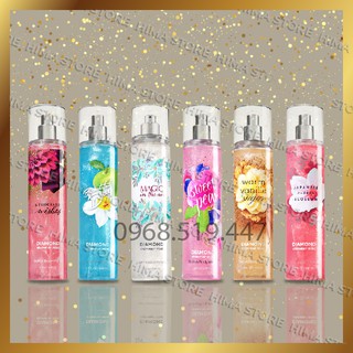 Xịt thơm kim tuyến bath & body works diamond shimmer mist