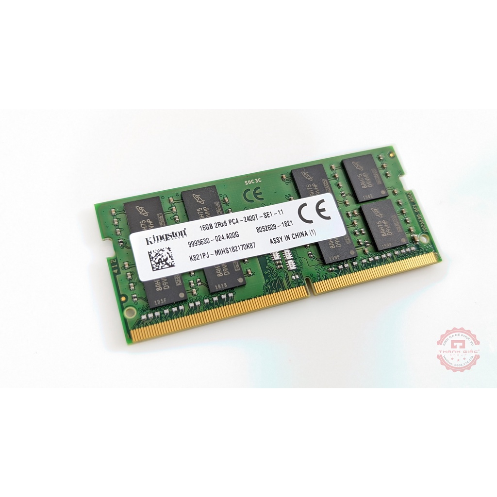 Ram Laptop Kingston DDR4 16GB 2400MHz 2Rx8 KVR24S17D8/16 - Bảo Hành 4 Năm
