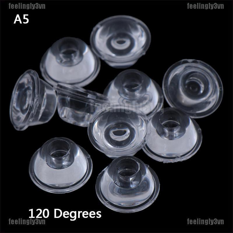 ❤ADA❤ Set 10 thấu kính quang 20mm 10 / 30 / 60 / 90 / 120 độ chuyên dụng TO
