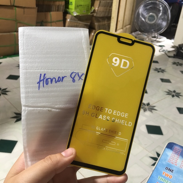 Huawei Honor 8X_Kính cường lực Full mang hình 9D cao cấp