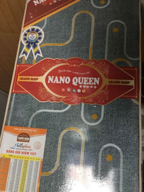 Đệm bông ép 3 mảnh Nano Queen